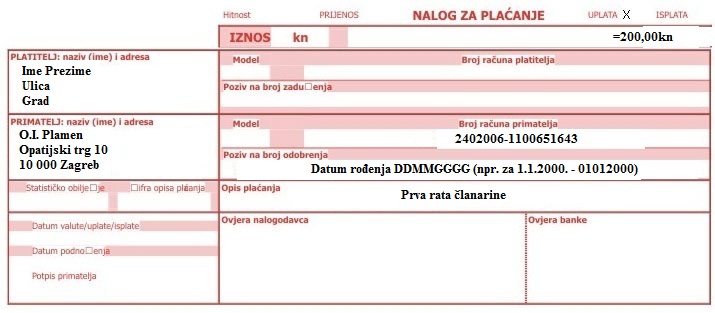 uplatnica